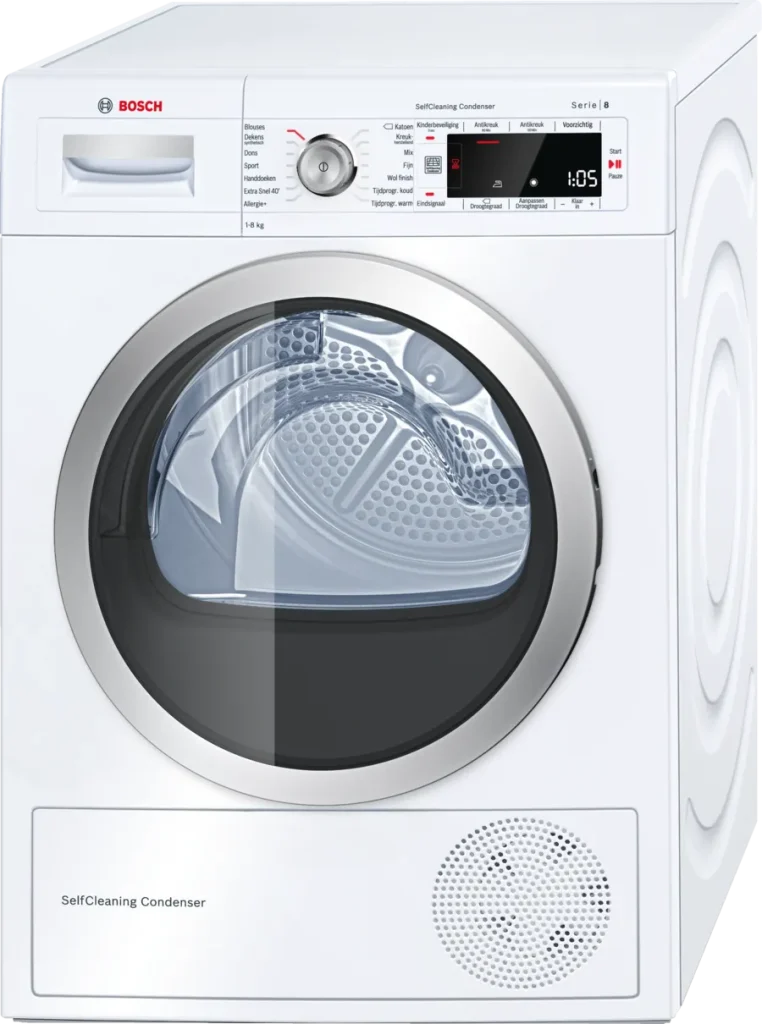 Bosch Serie 8 WTW87560NL Warmtepompdroger | 8 kg | Garantie 6 maanden